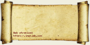 Jovanka Grujić vizit kartica